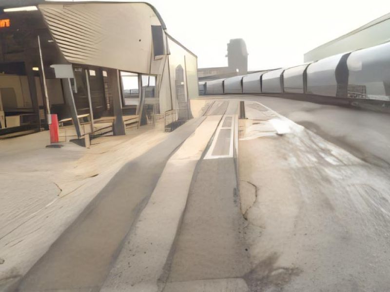 Camion en déchargement