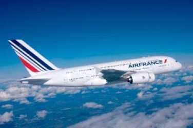 Avion air france dans le ciel